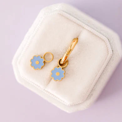 Blue Flower Charm