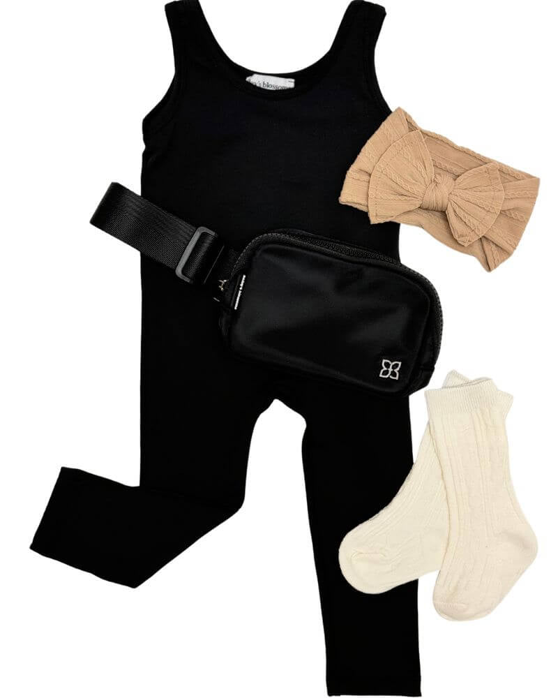 Black Athletic Jumpsuit