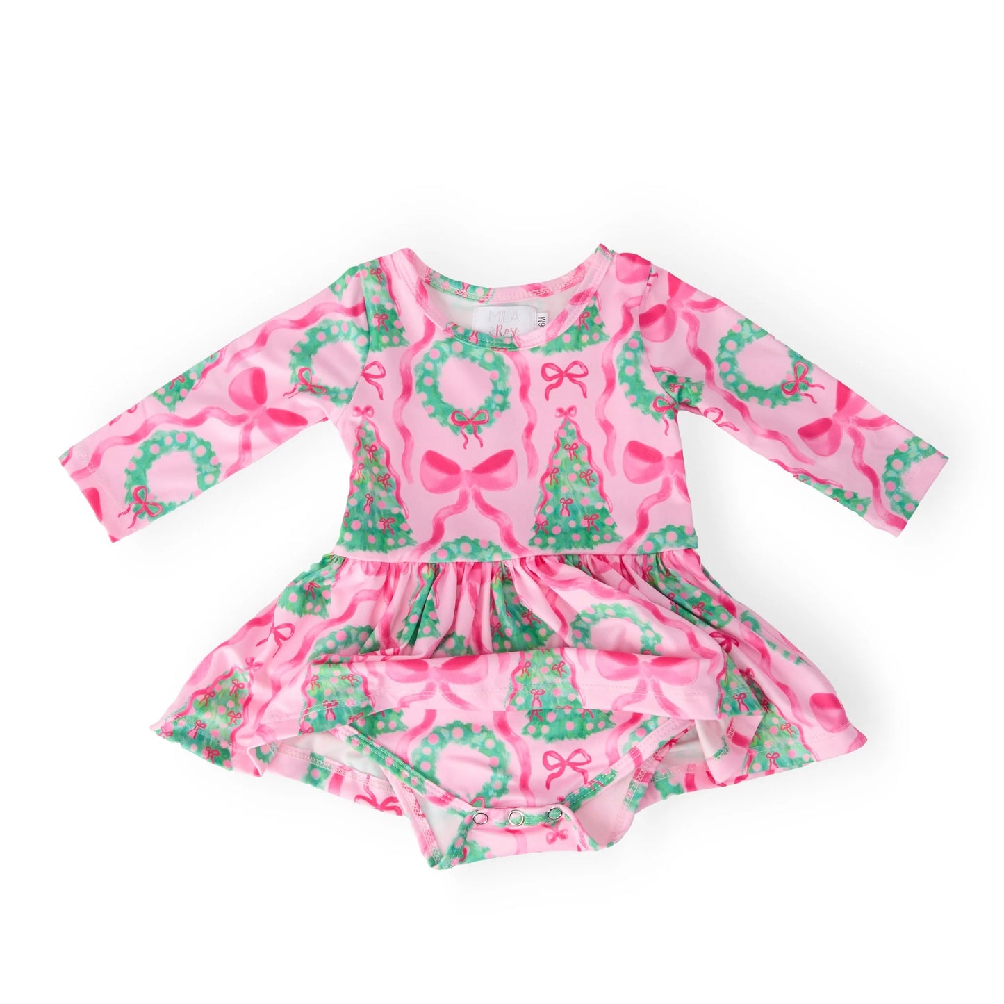 Pink Christmas Bodysuit