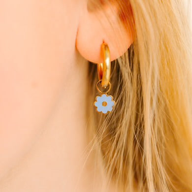 Blue Flower Charm