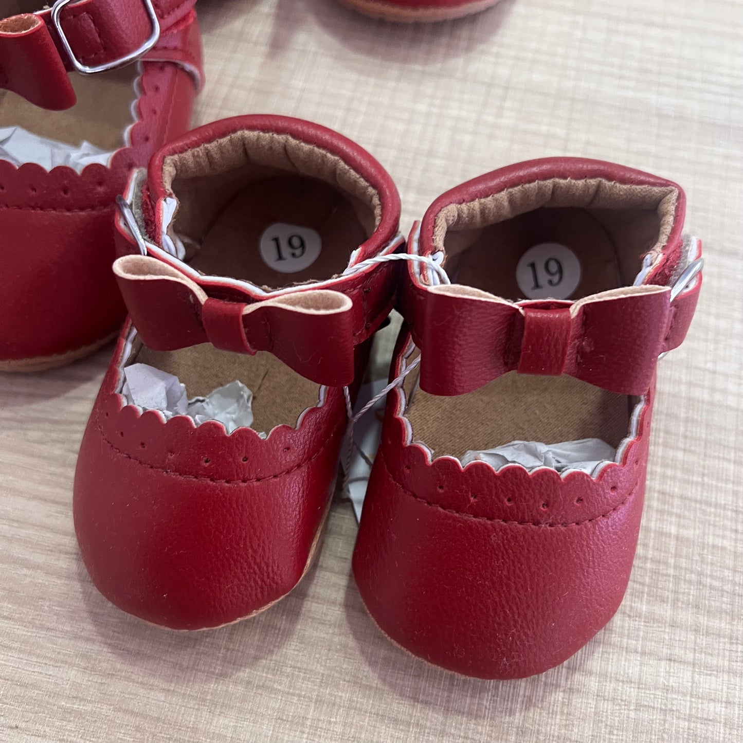 Wine Red Baby Shoes