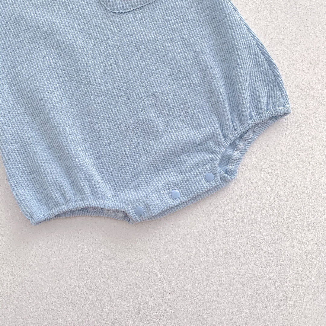 Baby Blue Teddy Bear Bodysuit