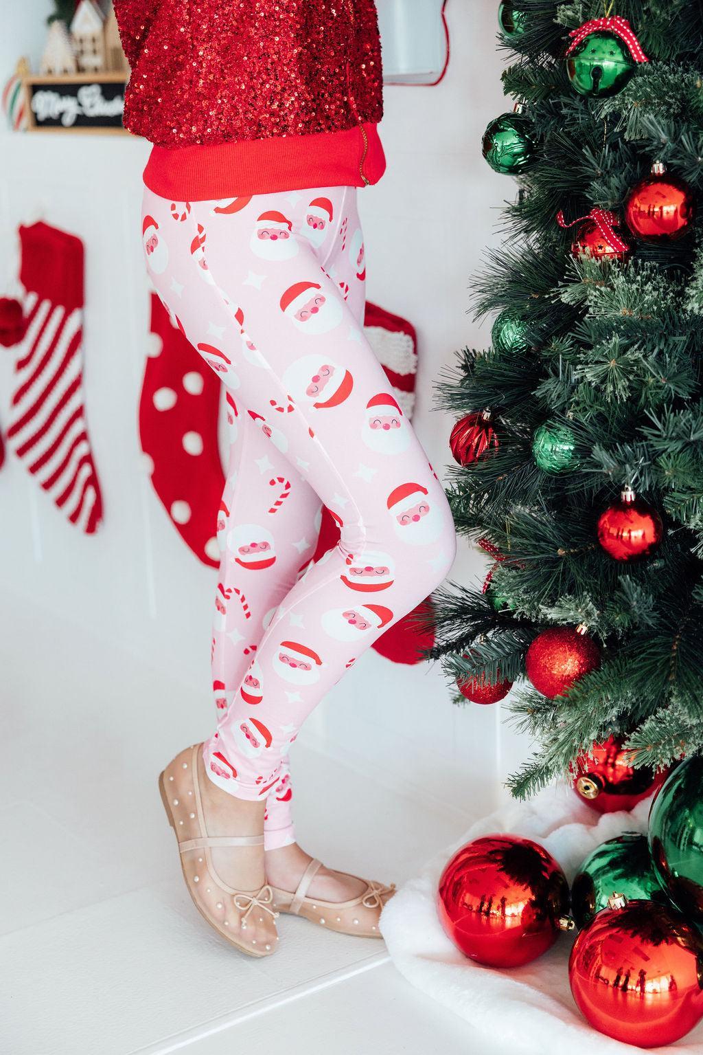 Santa & Candy Cane Leggings