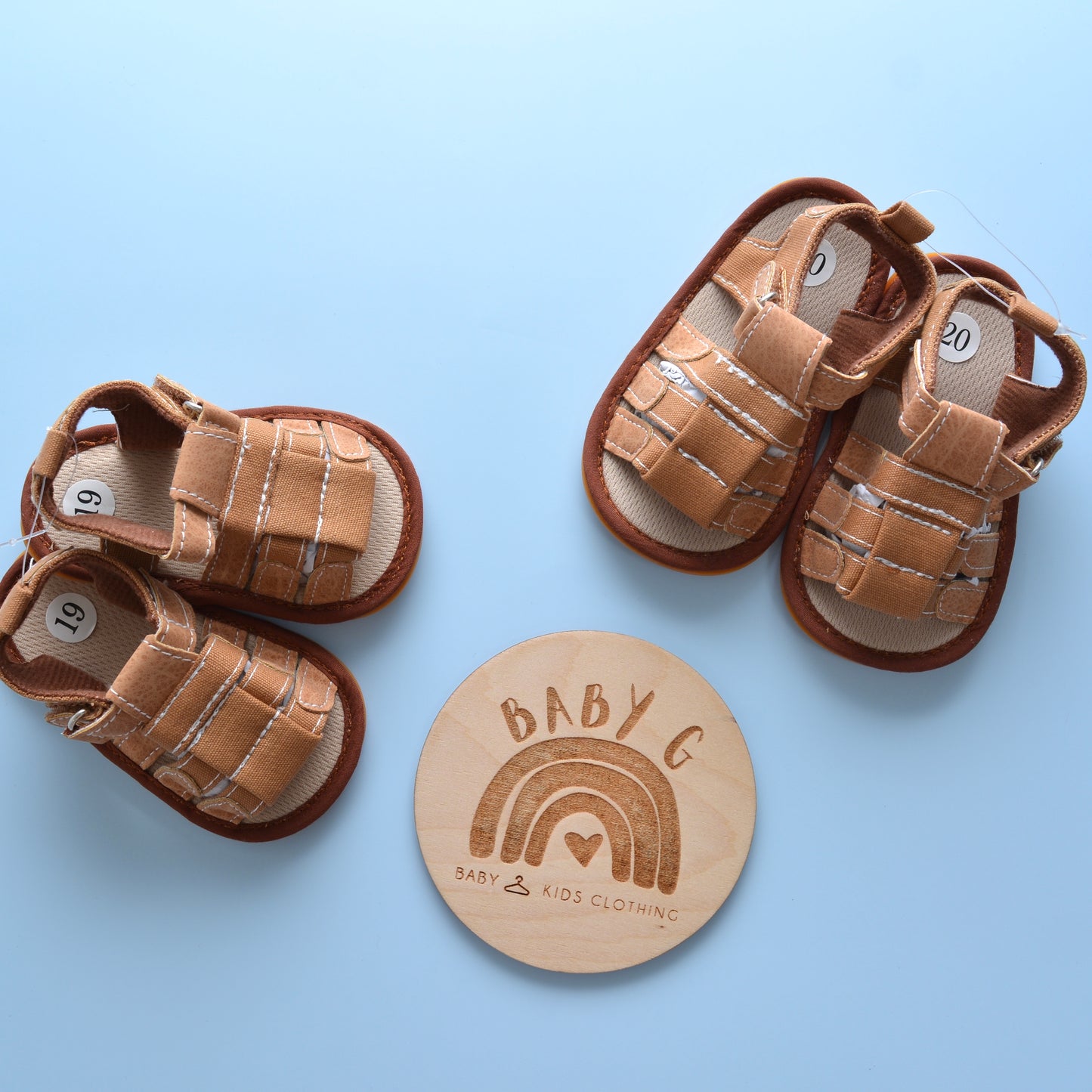 Baby Boy Light Brown Sandals