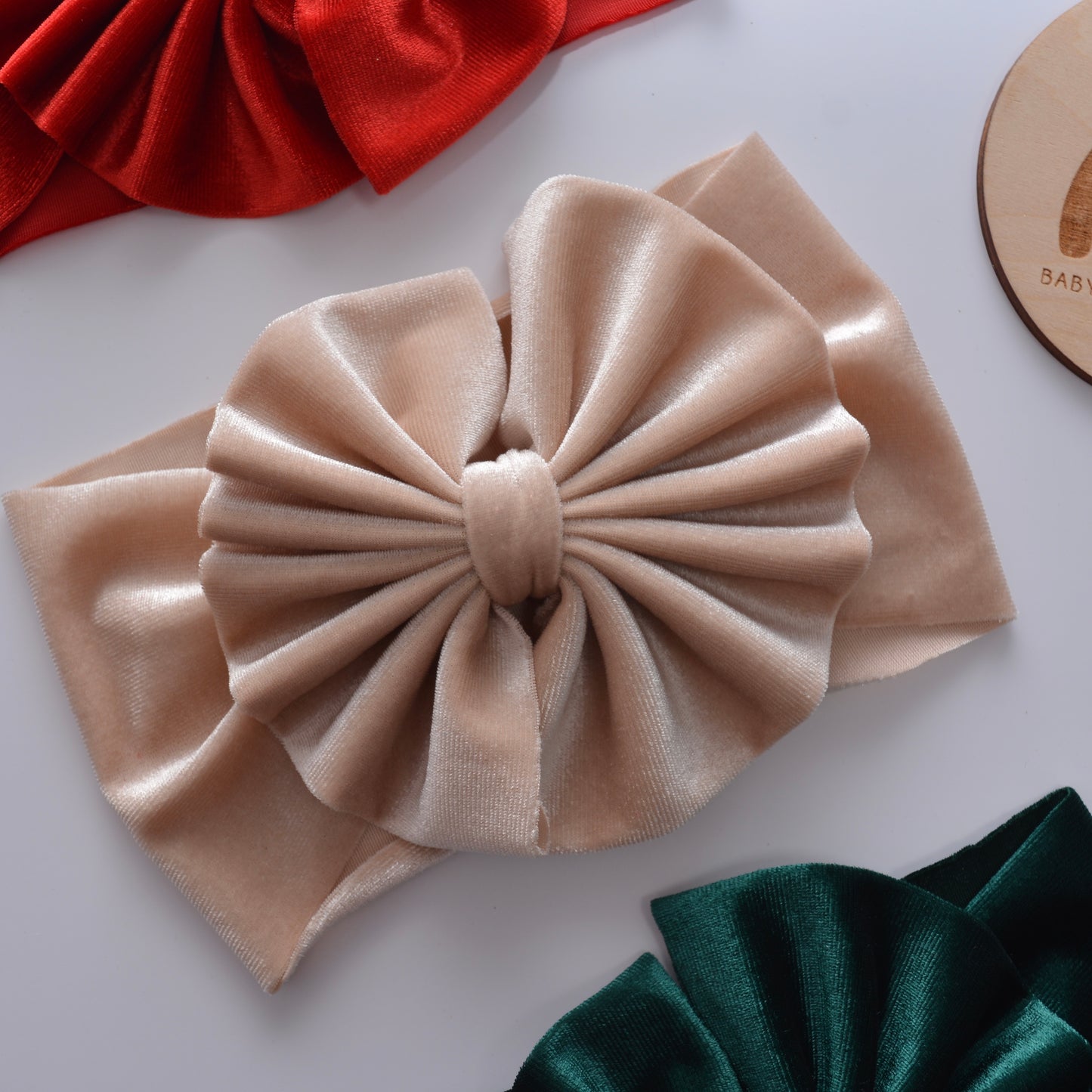 Velvet Headband Bows