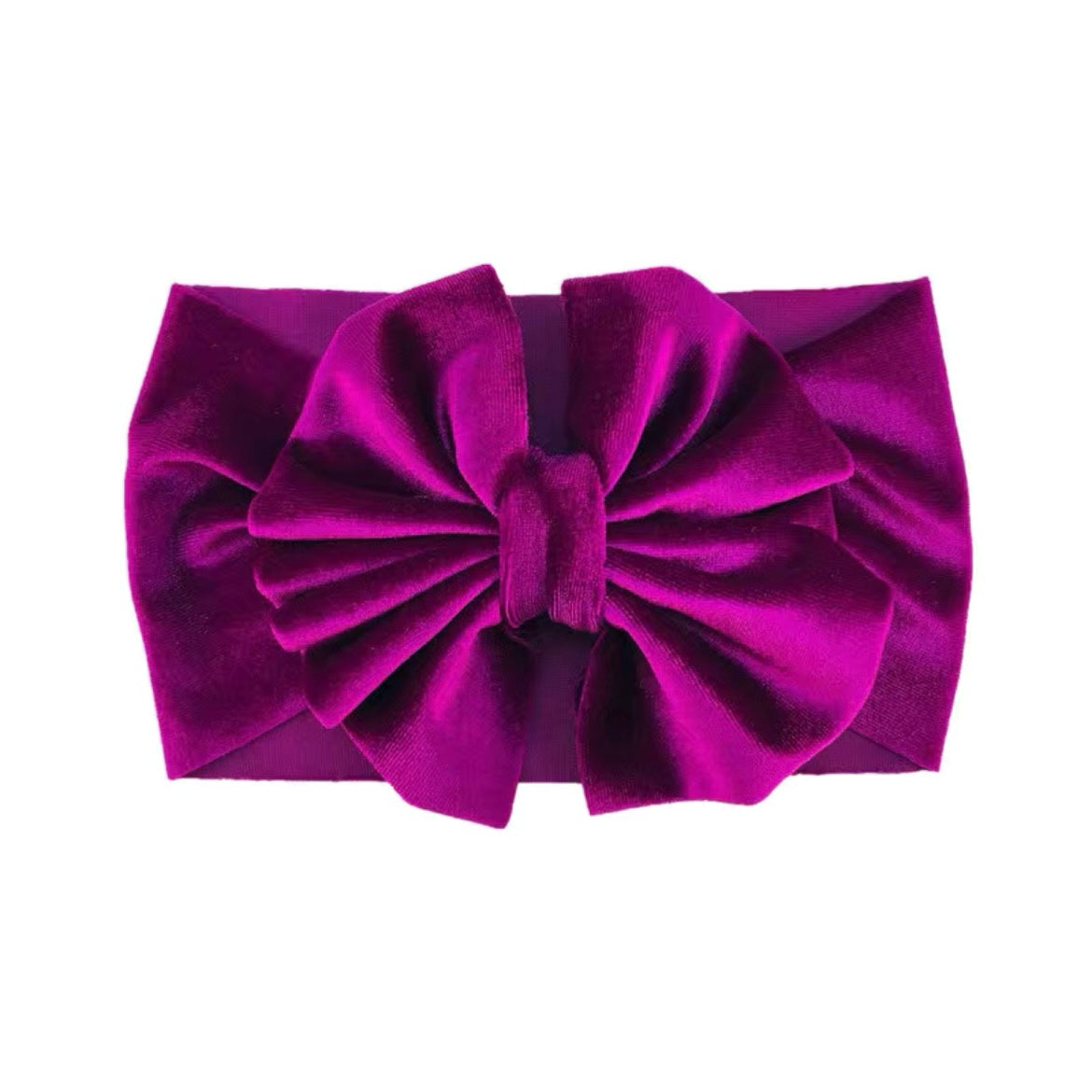 Velvet Headband Bows