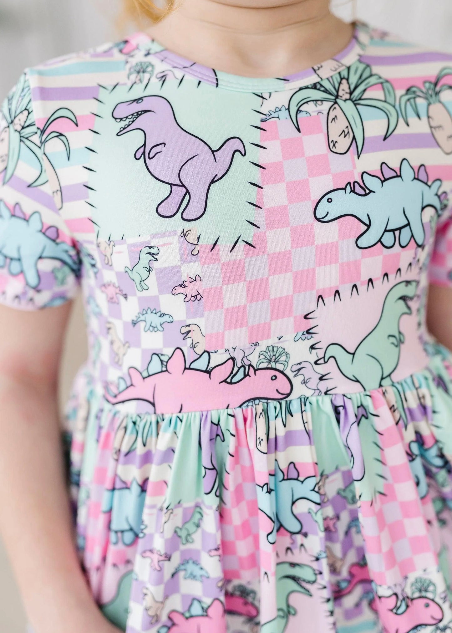 “Mila & Rose” Dino Pocket Dress