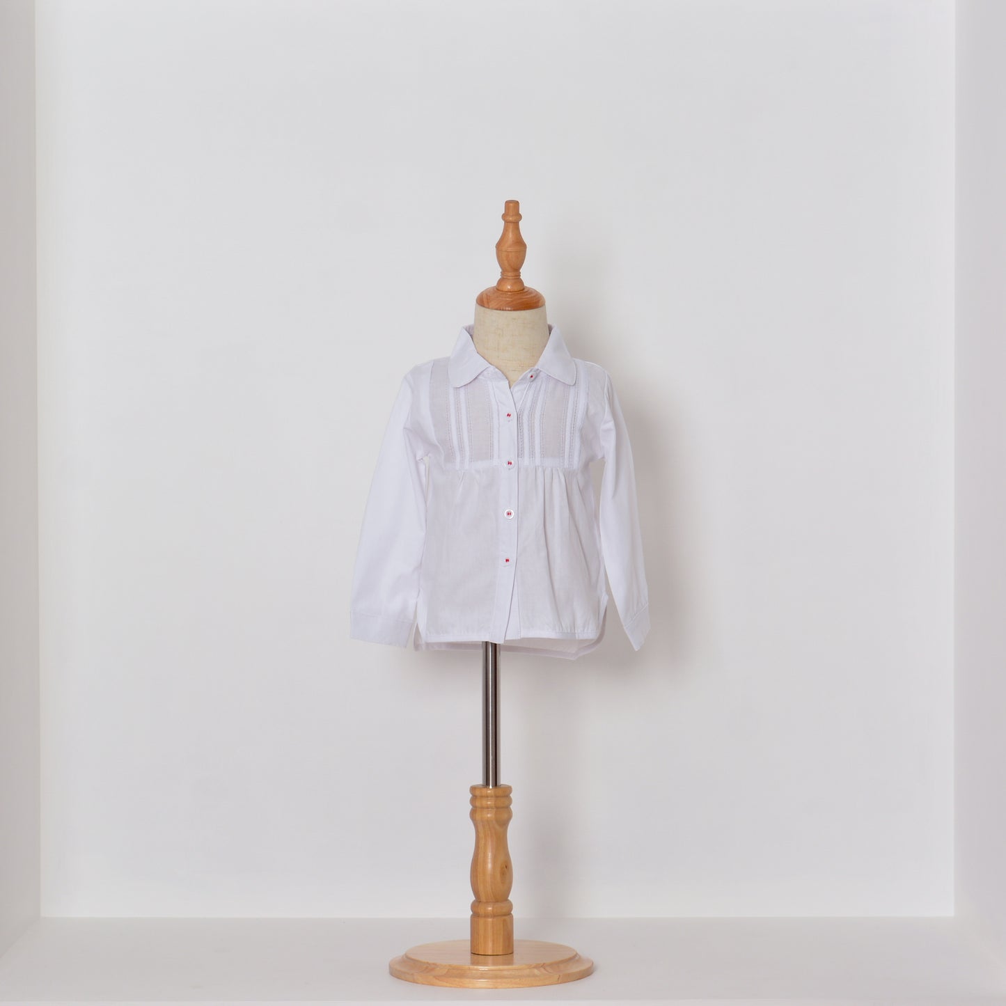 White Button Blouse