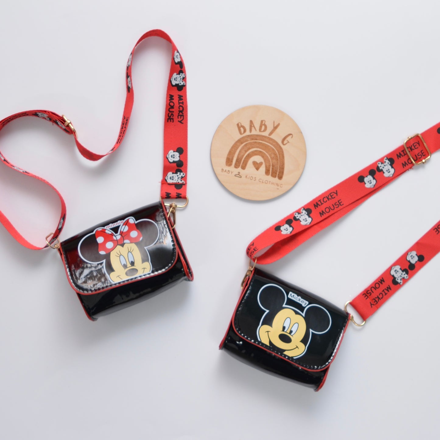 Mickey & Minnie Black Mini Bags