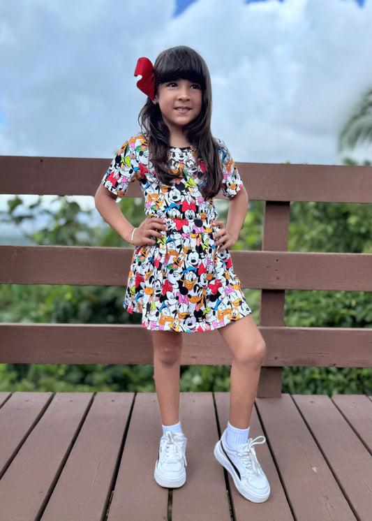 Mouse Crew Set & Matching Bow