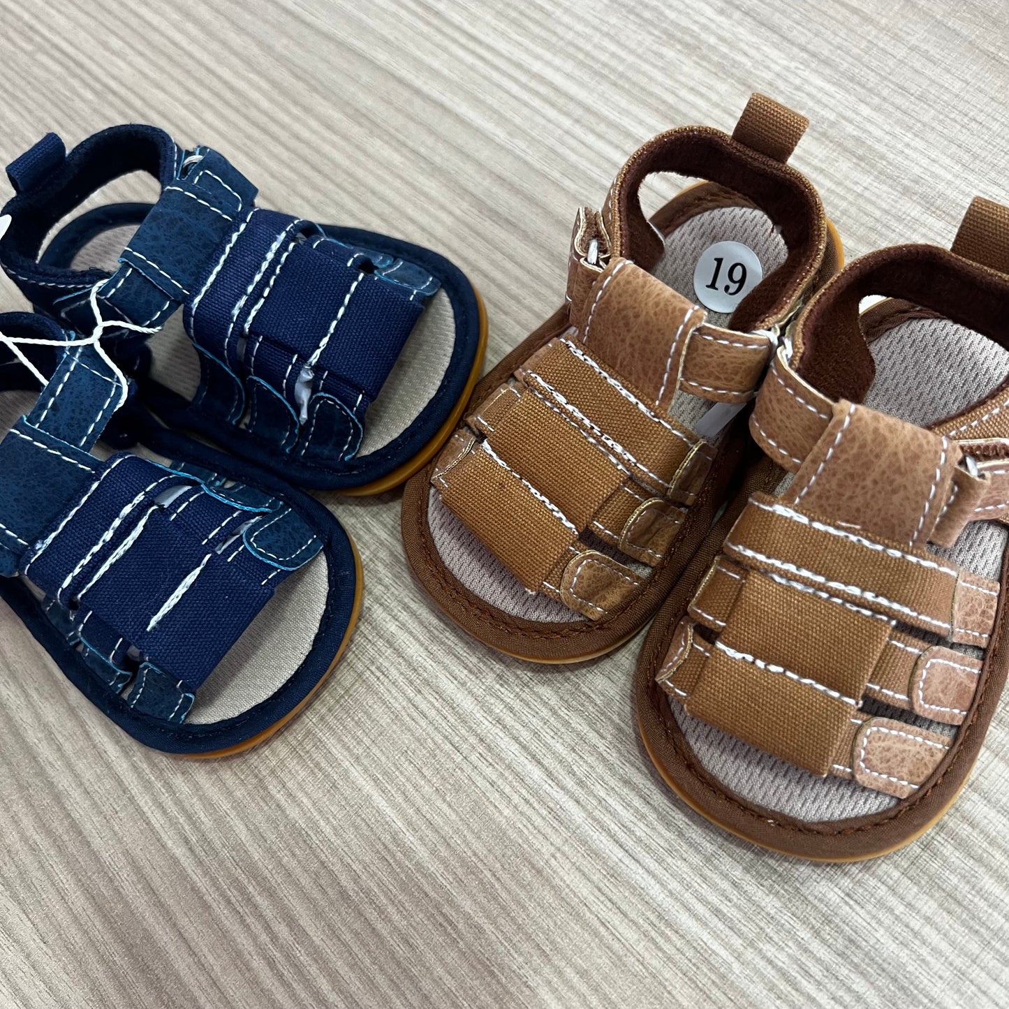 Baby Boy Light Brown Sandals