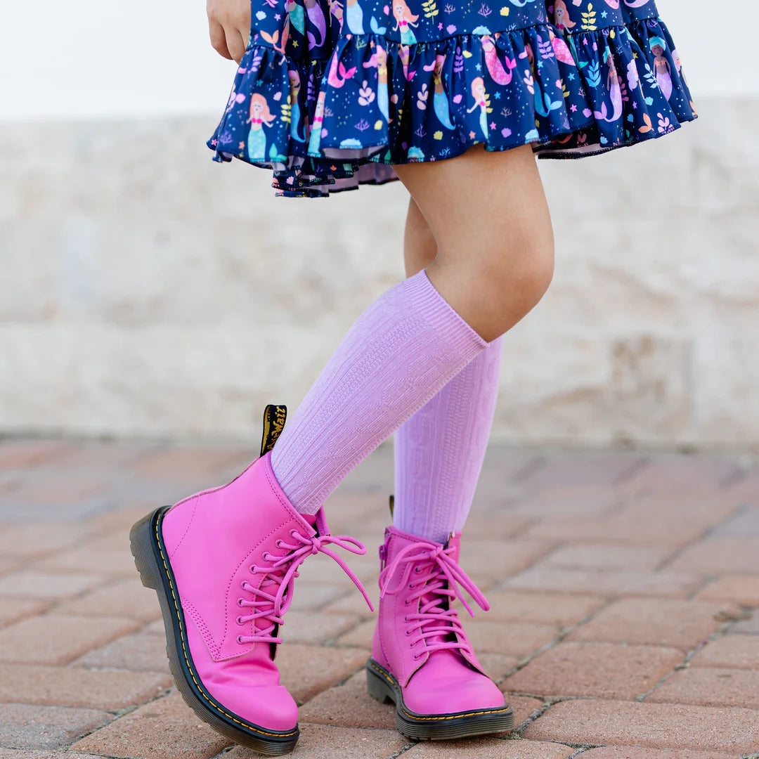 Knit Knee High Socks