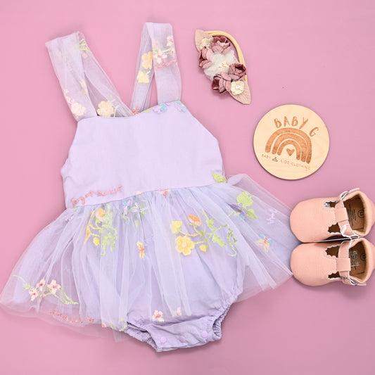 Lavender Fairy Bodysuit Dress