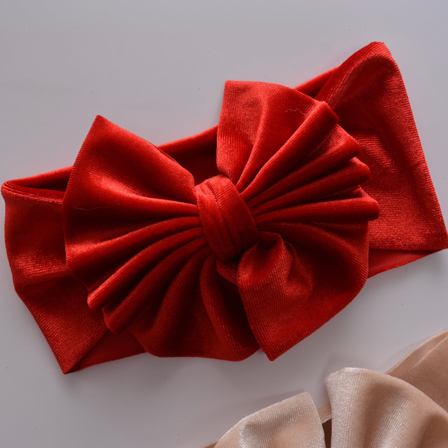 Velvet Headband Bows