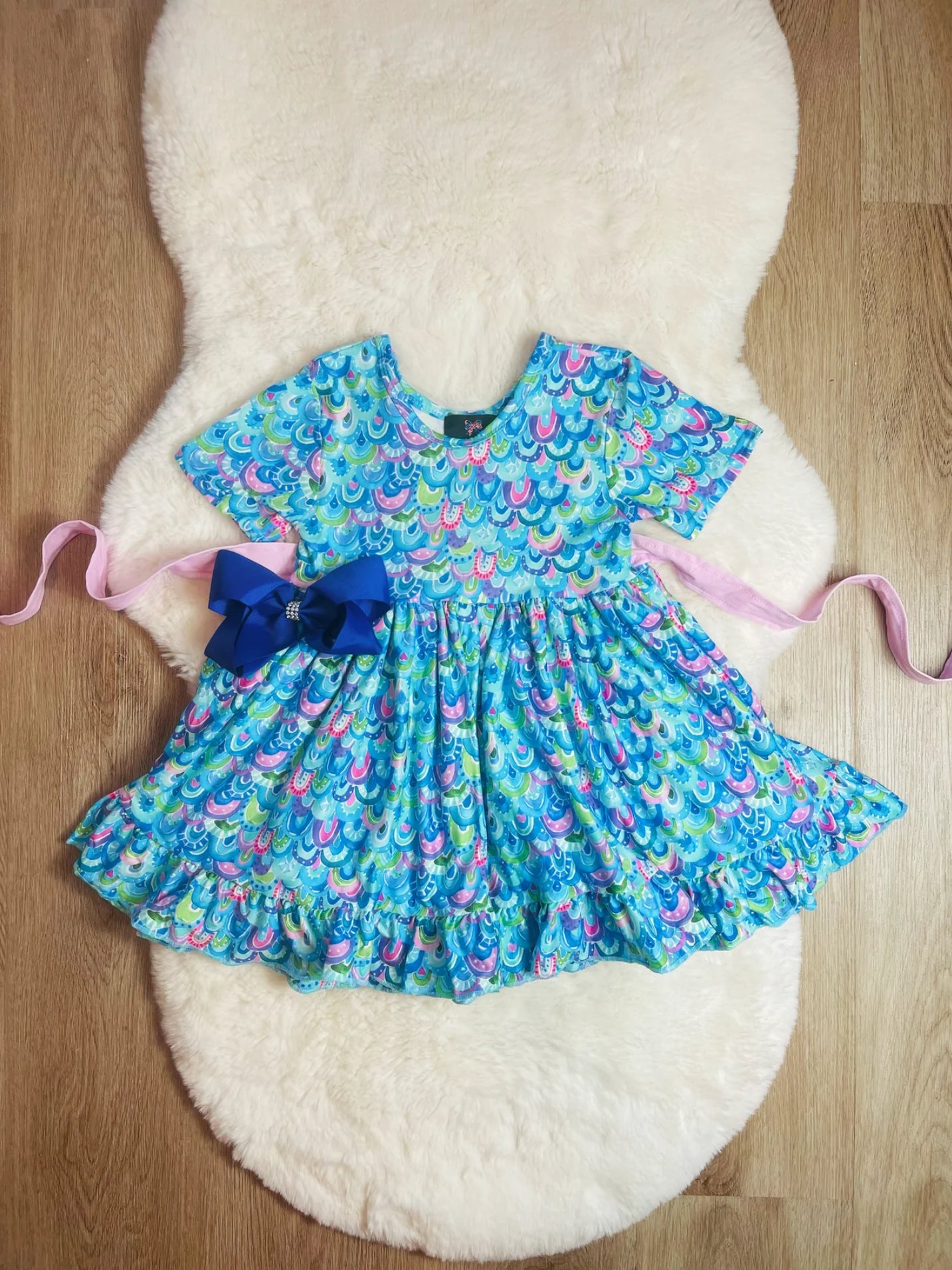 Mermaid Dress & Matching Bow