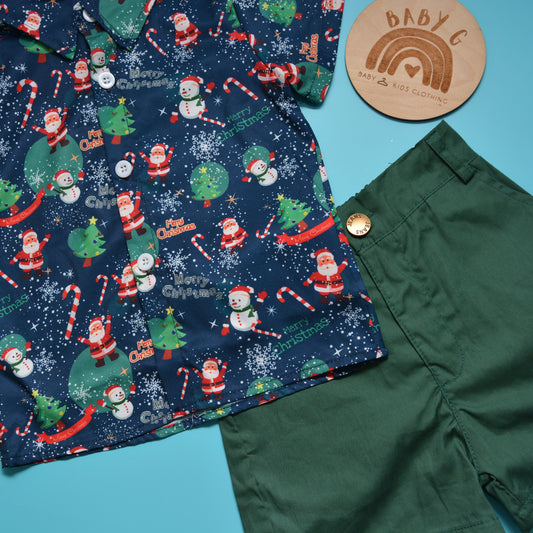 Christmas Shirt & Shorts Set