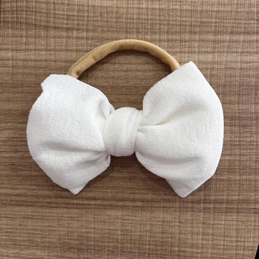 Medium Solid Bow Headband