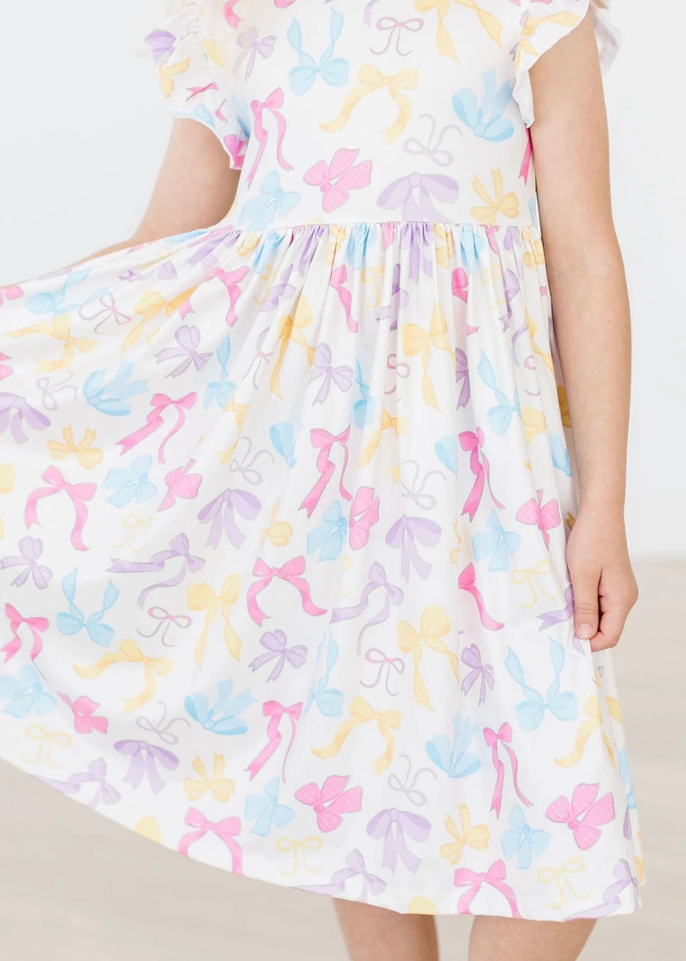 “Mila & Rose” Colorful Bows Dress