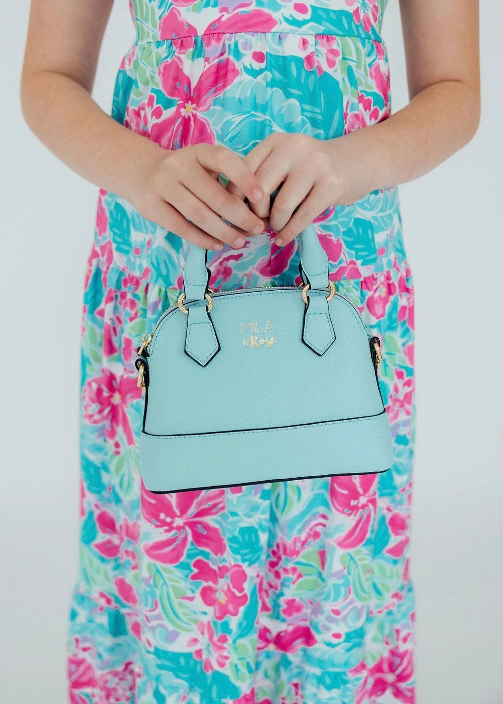 “Mila & Rose” Sky Blue Purse