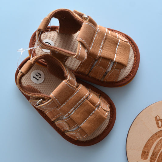 Baby Boy Light Brown Sandals