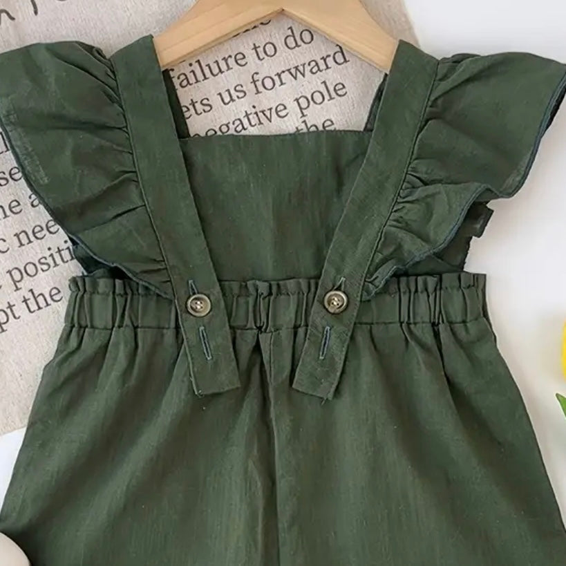 Army Green Romper