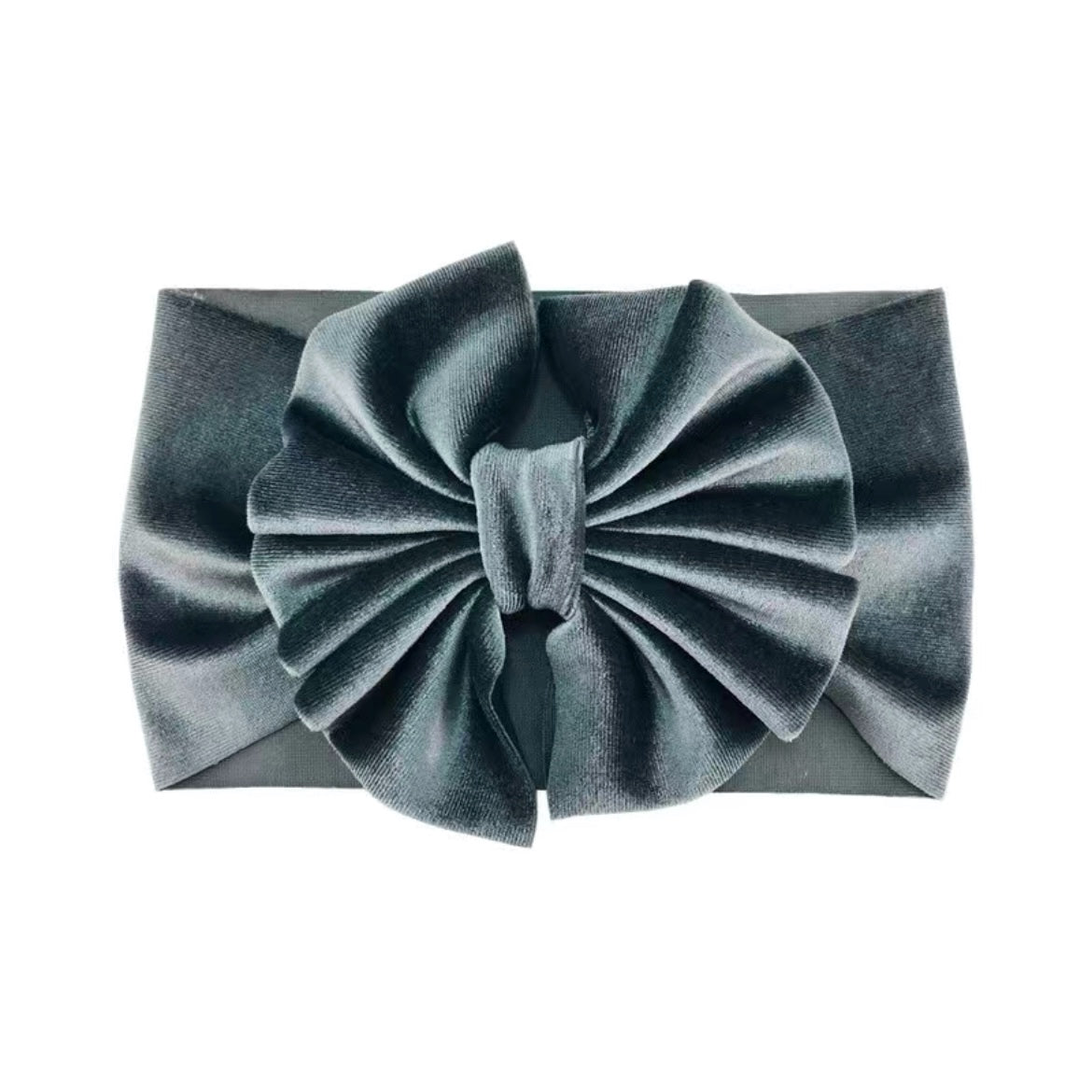 Velvet Headband Bows