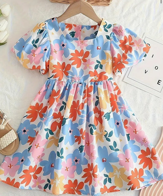 Colorful Floral Dress
