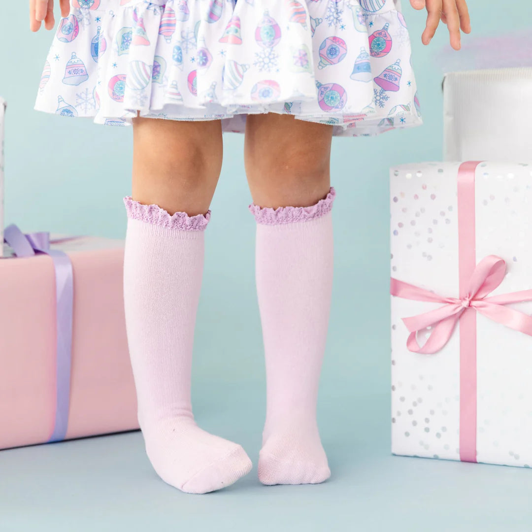 Lace Top Knee Hight Socks