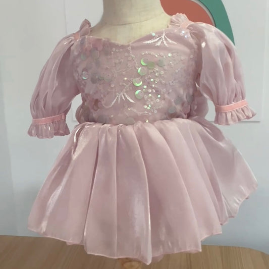 Large Bow Princess Bodysuit Dress