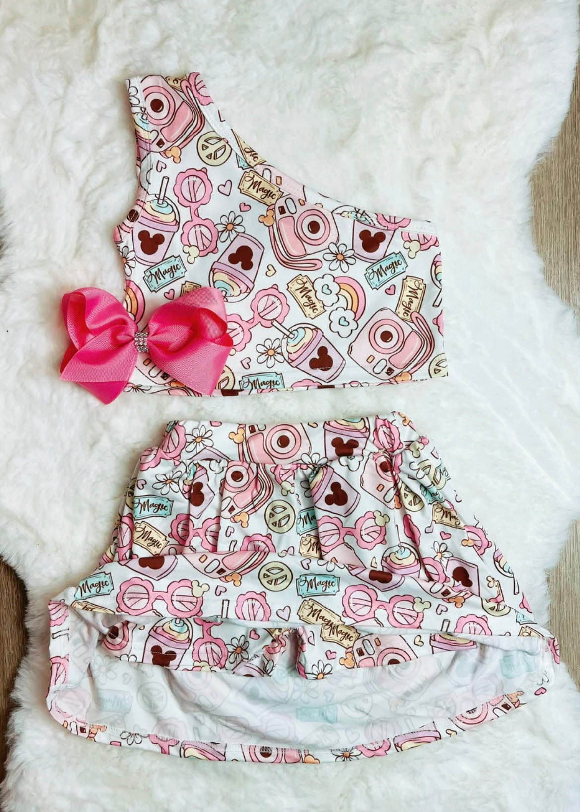 Pretty Pink Mouse Set & Matching Bow