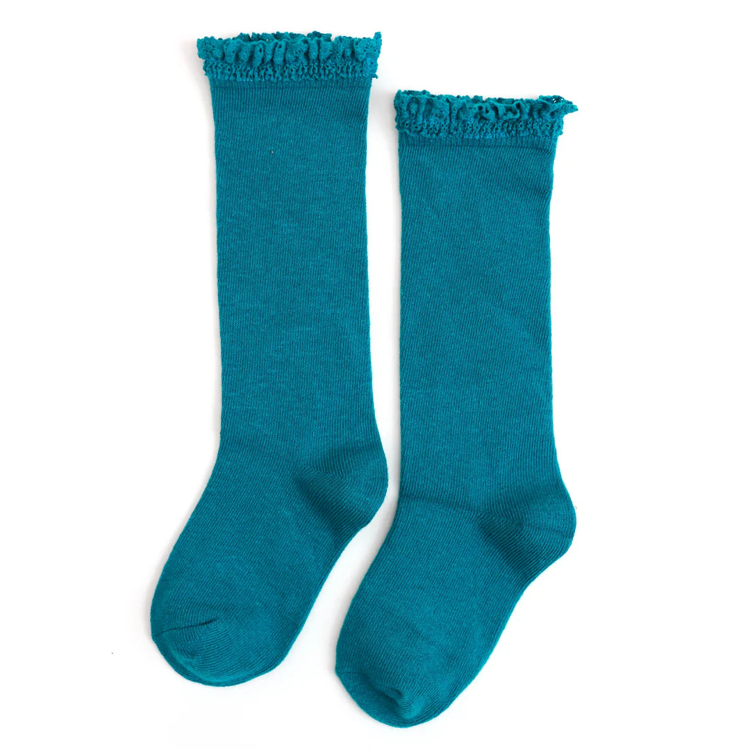Lace Top Knee Hight Socks