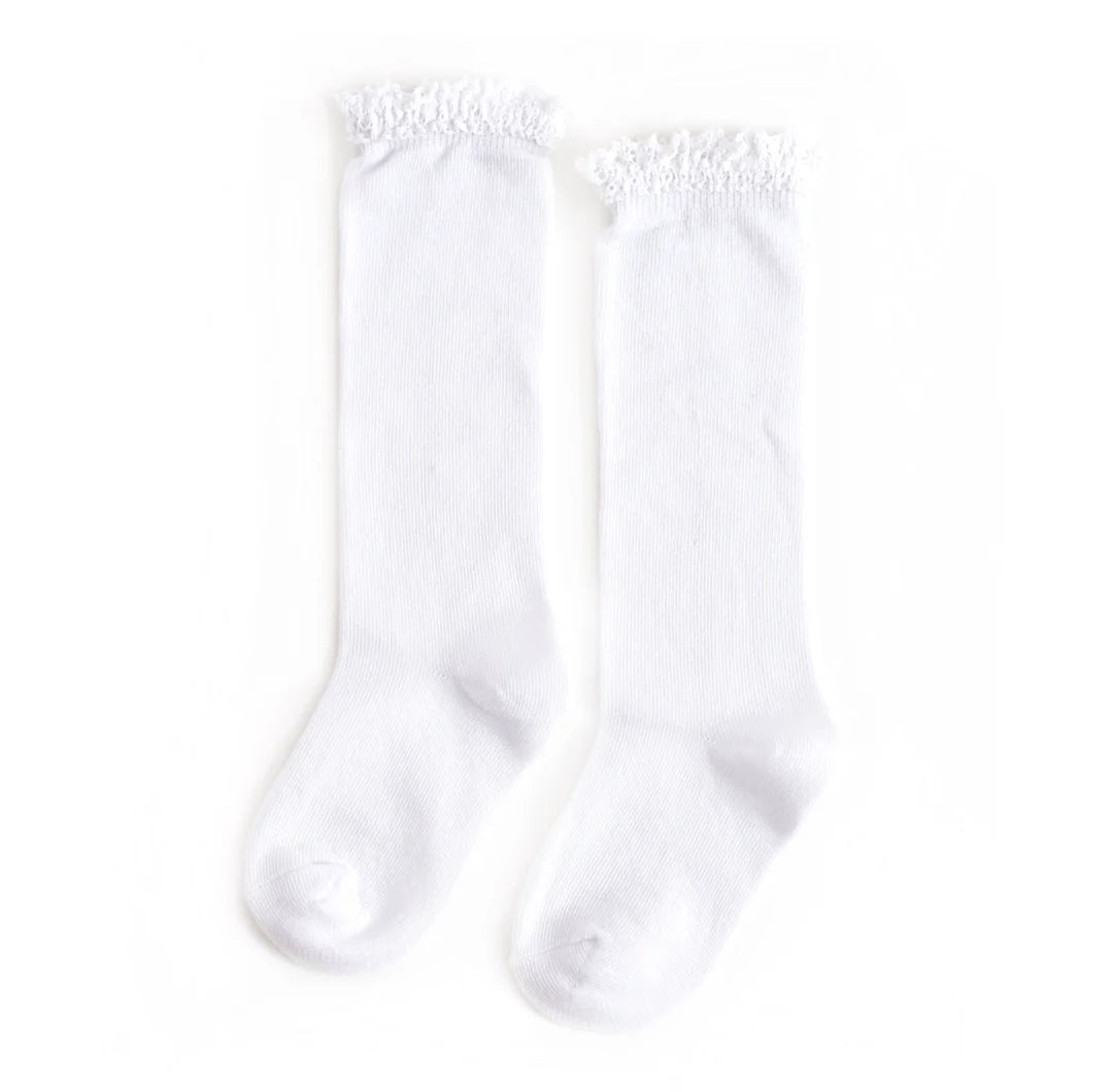 Lace Top Knee Hight Socks