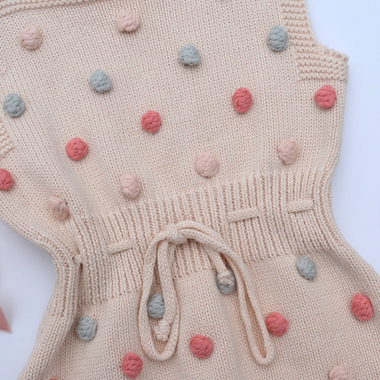 Pompom Knitted Bodysuit