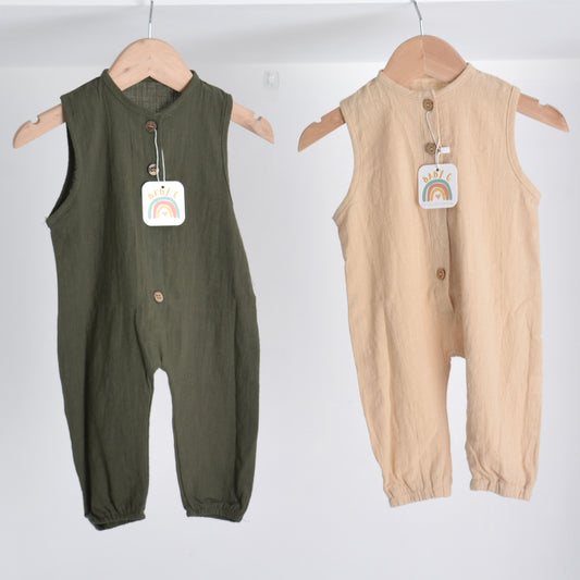 Boy Sleeveless Jumpsuit