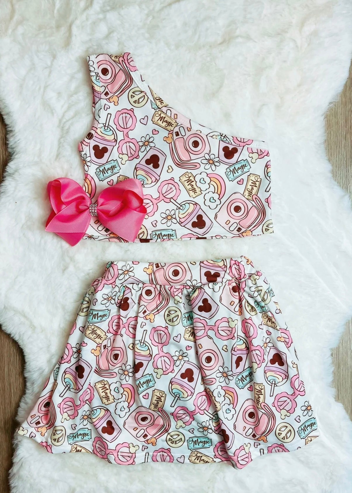 Pretty Pink Mouse Set & Matching Bow