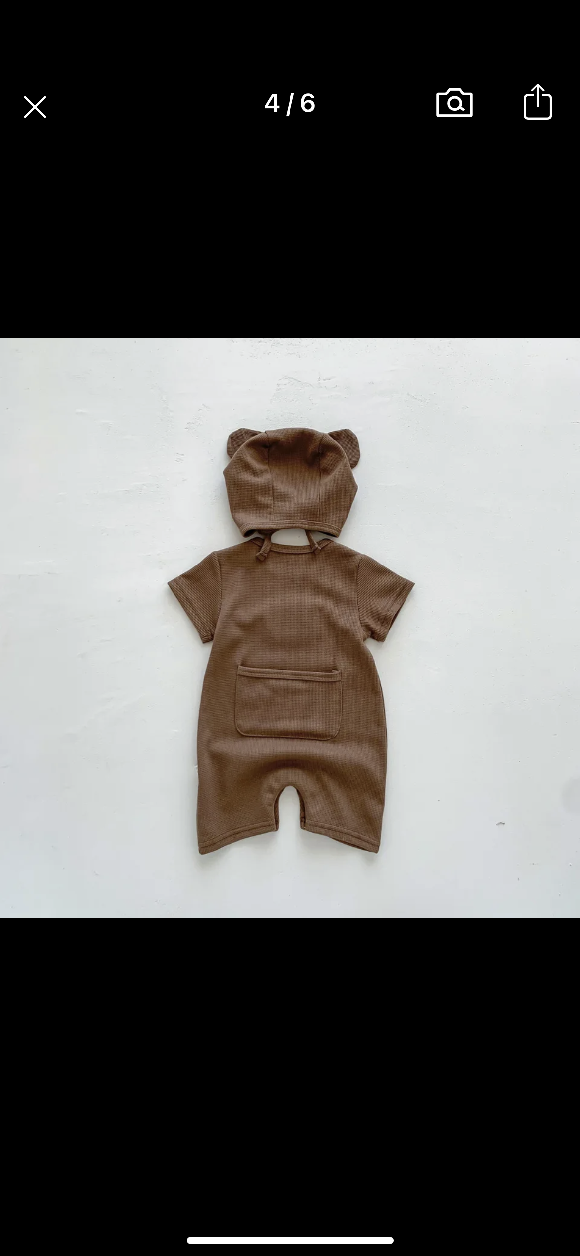 Cute Baby Bear Romper