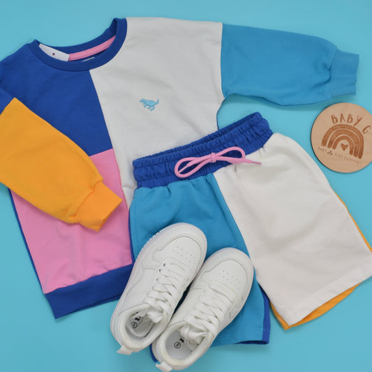 Color Block Boy Set