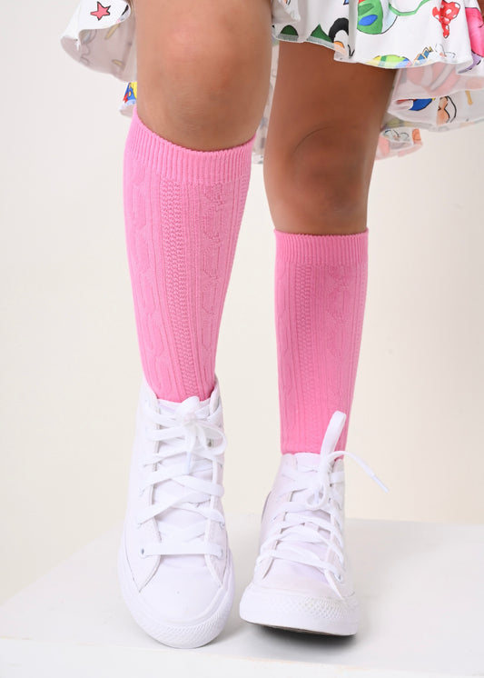 Knit Knee High Socks