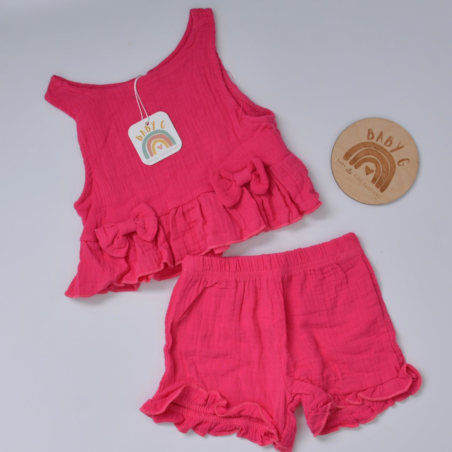 Hot Pink Short & Cami Top