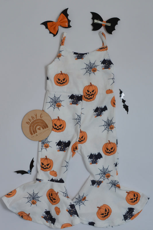 Halloween Flared Jumpsuit