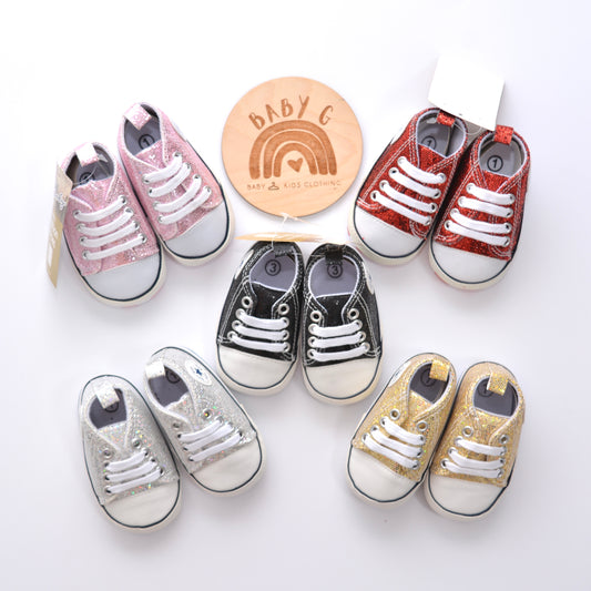 Baby Girl Glitter Sneakers