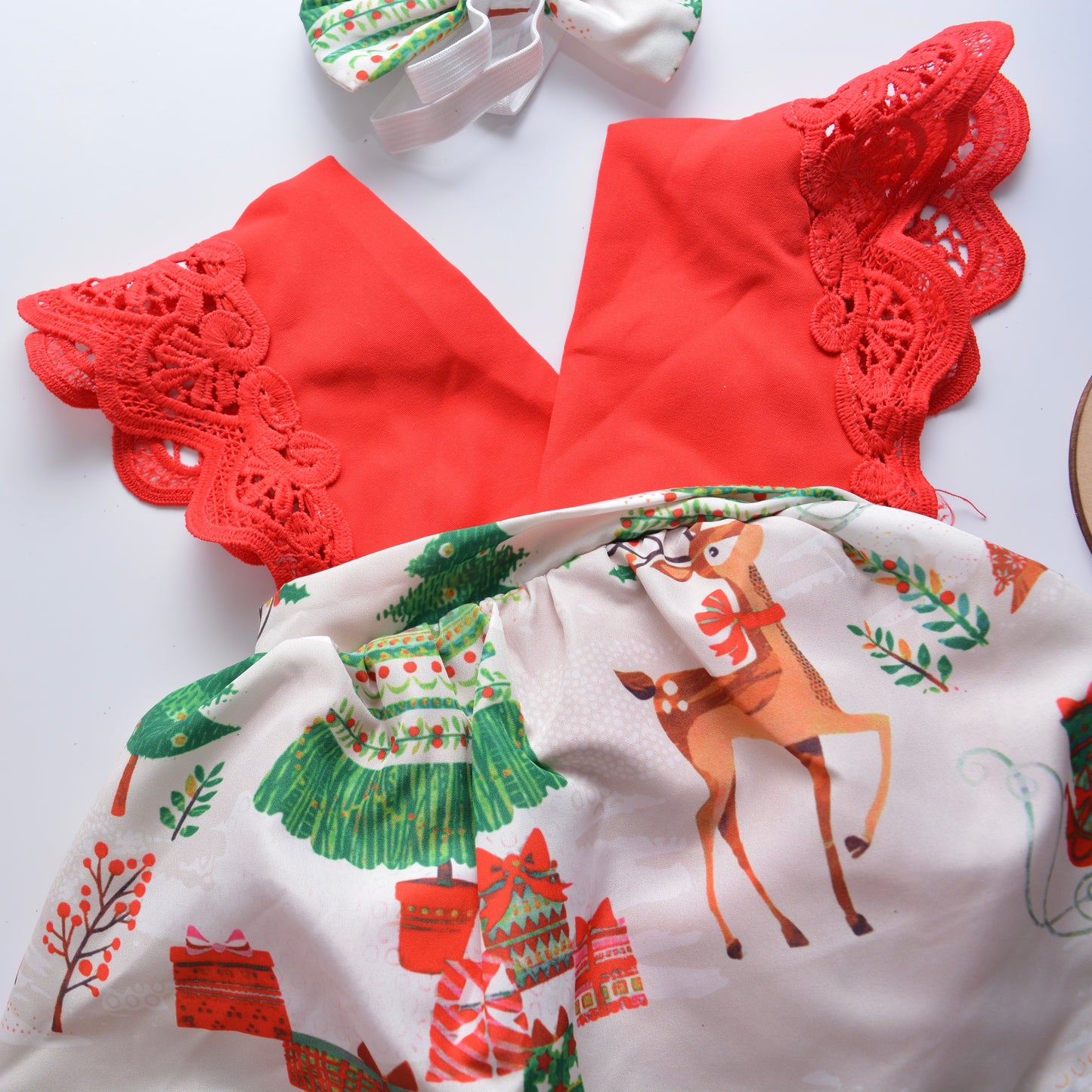 Delicate Christmas Romper