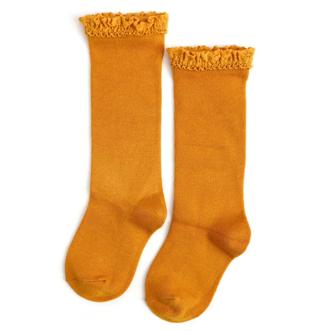 Lace Top Knee Hight Socks