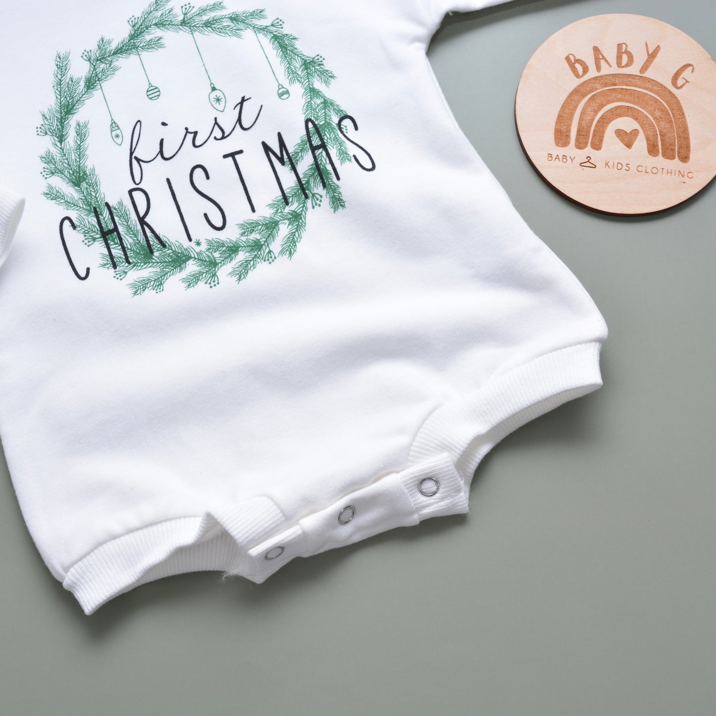 My First Christmas Unisex Romper