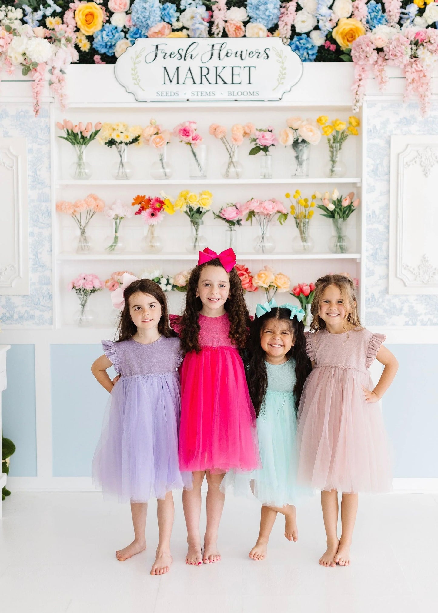 “Mila & Rose” Lavender Shimmer Tutu Dress