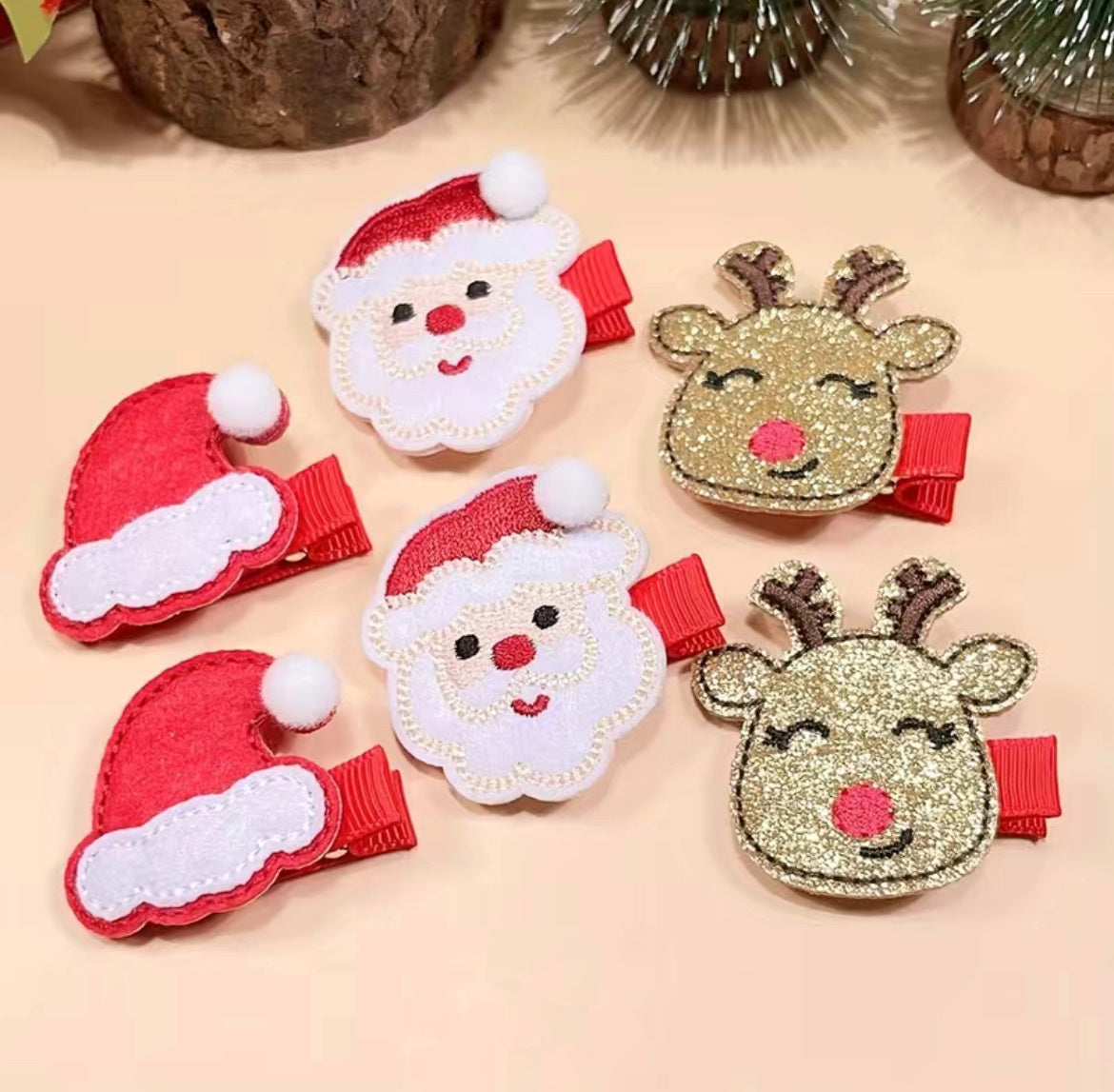 Christmas Hair Clips