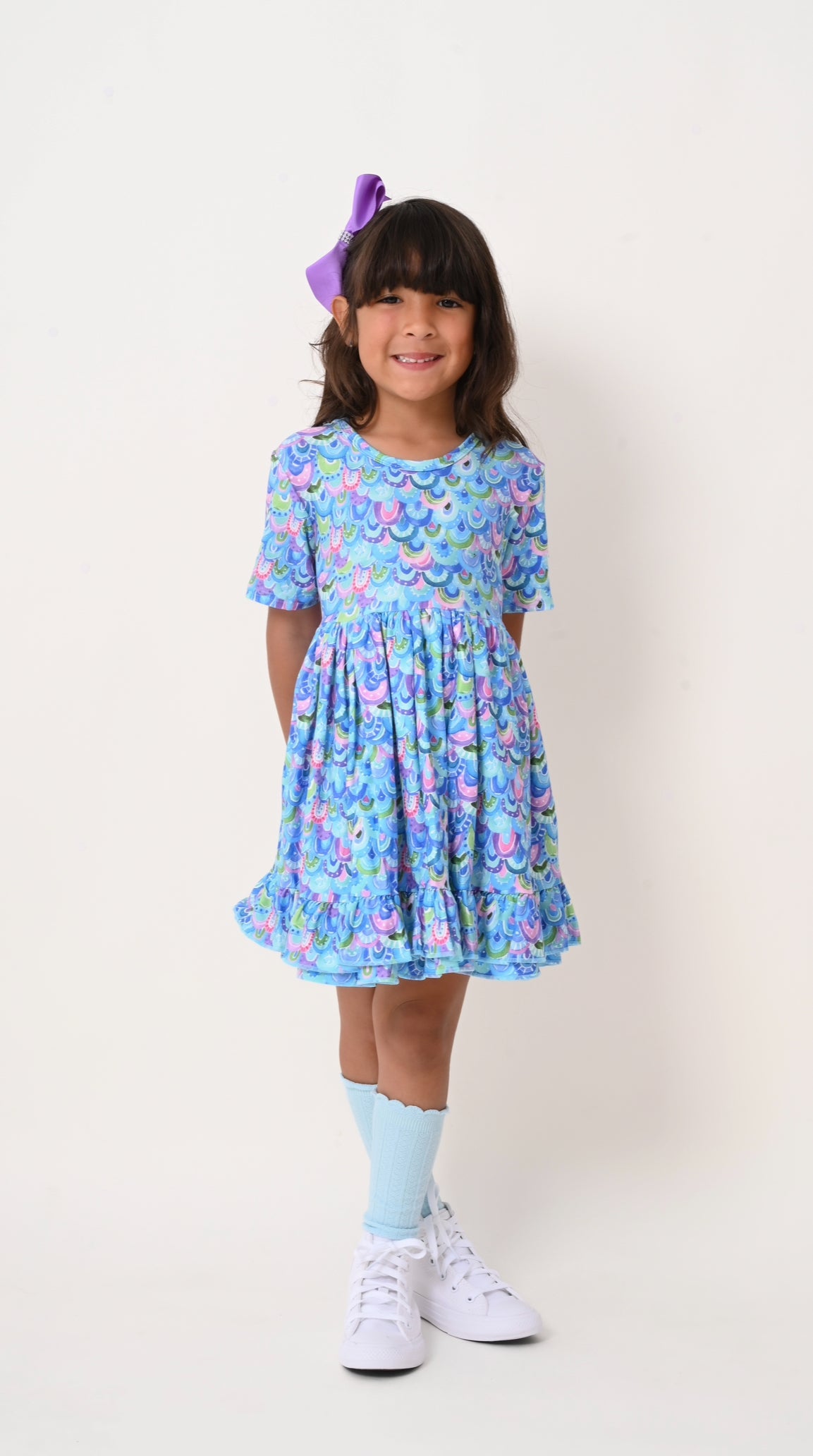 Mermaid Dress & Matching Bow