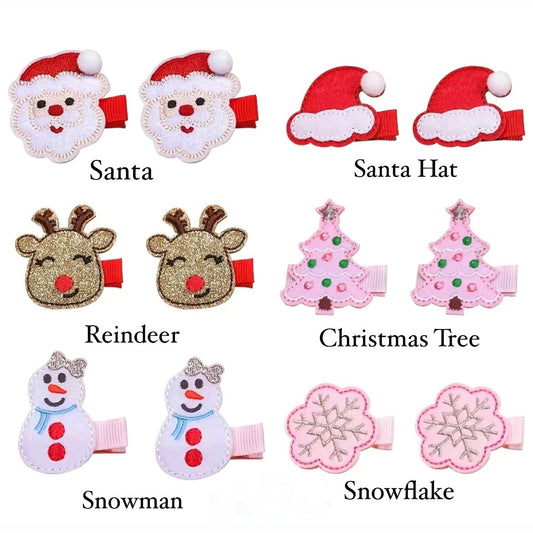 Christmas Hair Clips