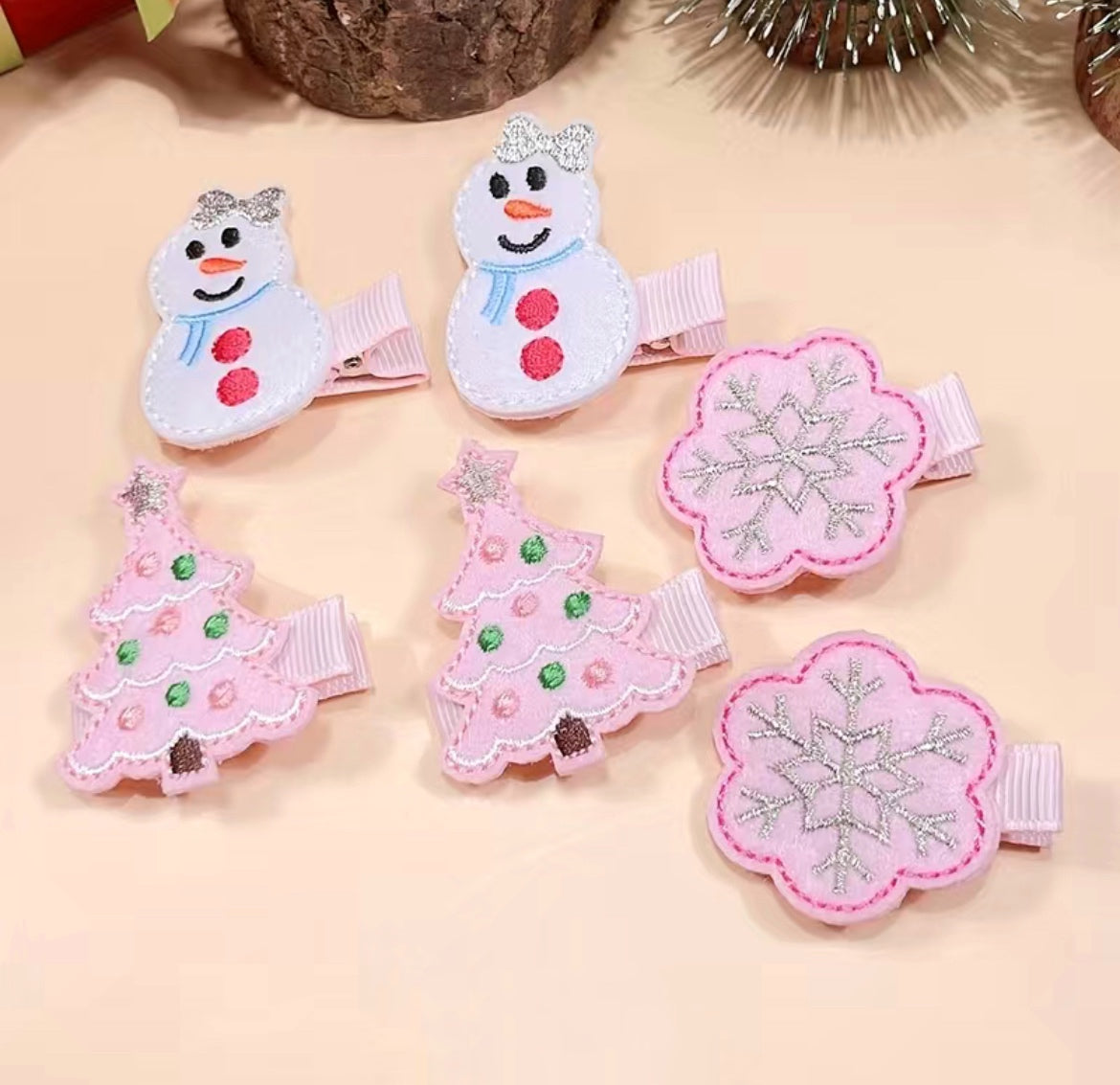 Christmas Hair Clips