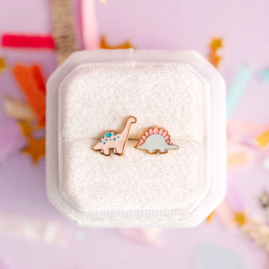 Pastel Dino Earrings